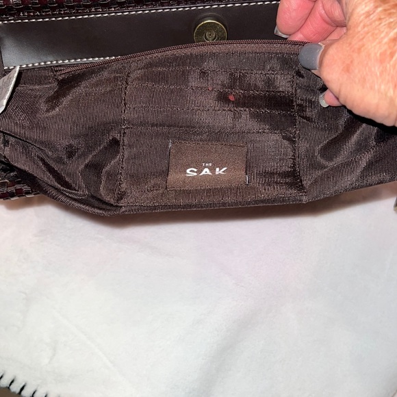 Beautiful brown Sak purse 9.5x 5x 2.5 with 8” drop straps - Picture 8 of 9